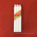 Common Paraffin Wax Decorative Thin Taper White Candles